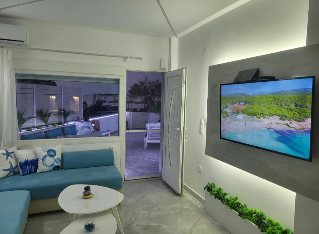 Sun Sea No 7 First Line Apartment Peraía Exterior foto